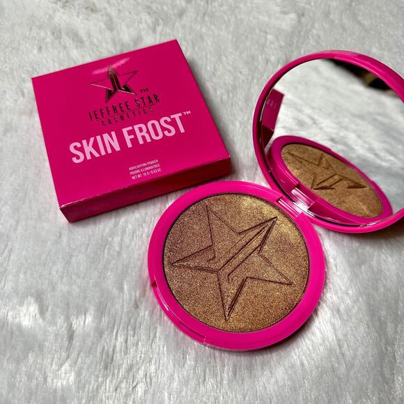 NIB Jeffree Star Skin Frost Highlighter Palette Dark Horse Full Size 15g - Picture 3 of 11